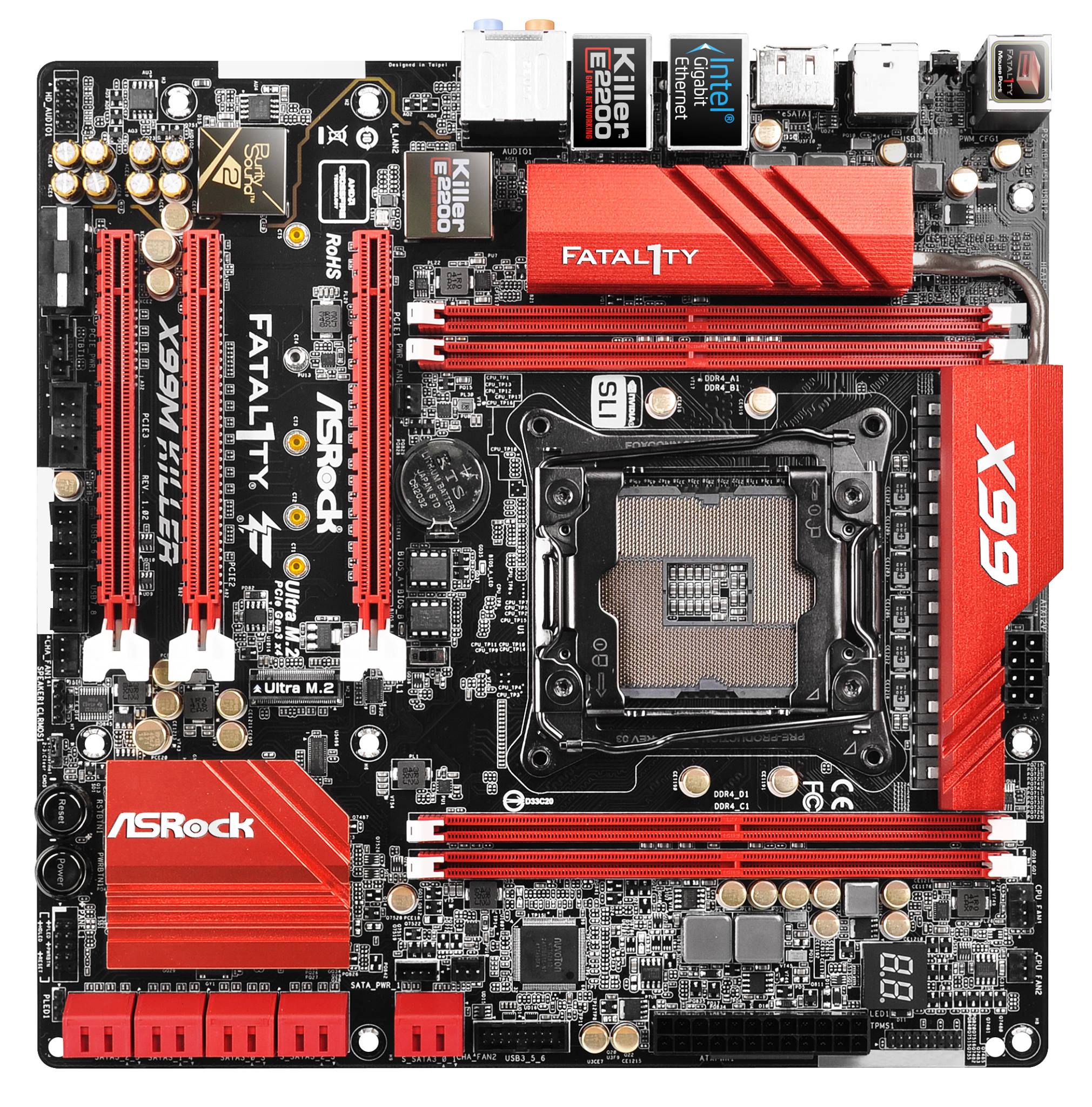 ASRock Fatal1ty X99M Killer mATX 02