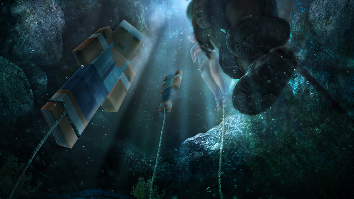 minecraftart fond eau02